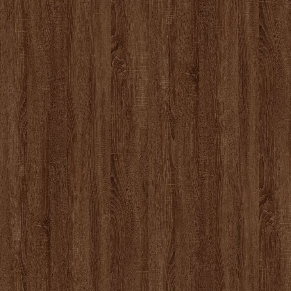 vidaXL Sohvapöytä ruskea tammi 80x50x35 cm tekninen puu hinta ja tiedot | Sohvapöydät | hobbyhall.fi
