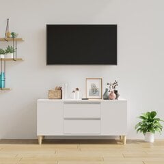 vidaXL TV-taso valkoinen 102x44,5x50 cm tekninen puu hinta ja tiedot | TV-tasot | hobbyhall.fi