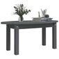 vidaXL Sohvapöytä harmaa 80x40x35 cm täysi mänty hinta ja tiedot | Sohvapöydät | hobbyhall.fi