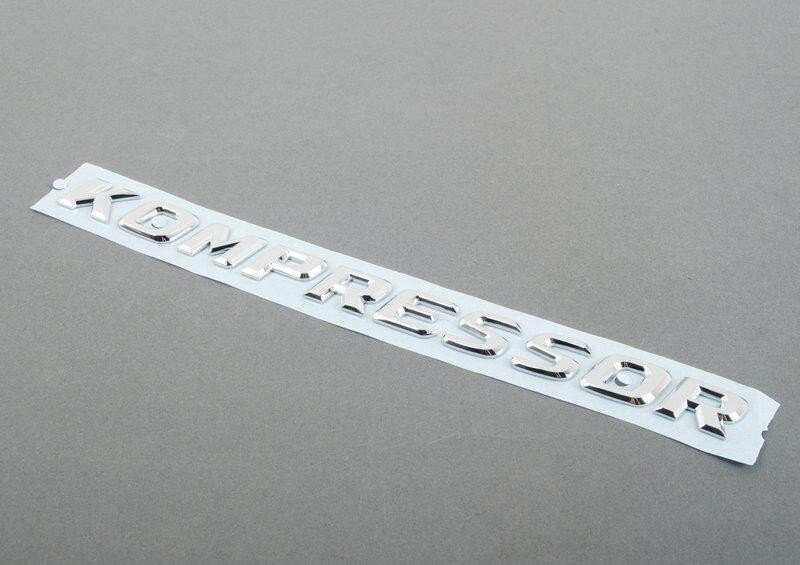 Mercedes-Benz Kompressorin logokirjoitus SLK R170:lle Aito A1708170315 hinta ja tiedot | Lisätarvikkeet autoiluun | hobbyhall.fi