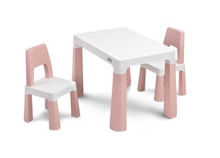 3-osainen lasten kalustesarja Toyz Monti, vaaleanpunainen hinta ja tiedot | Lasten pöydät ja tuolit | hobbyhall.fi