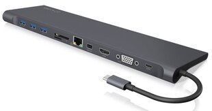 ICY BOX IB-DK2102-C USB Type-C Notebook hinta ja tiedot | Adapterit | hobbyhall.fi