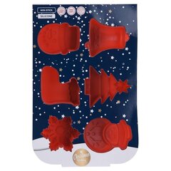 La Cucina silikoninen joulukakkumuotti, 6 kpl. hinta ja tiedot | Uunivuoat ja leivontavälineet | hobbyhall.fi
