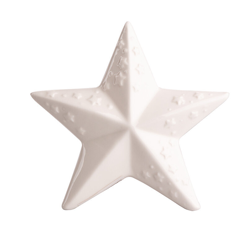 Posliinihahmo tähti, 13x5,5x12 cm hinta ja tiedot | Sisustustuotteet | hobbyhall.fi