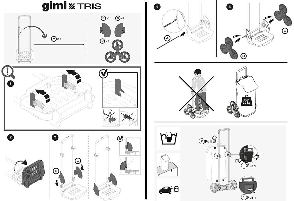 Ostoskärry, vihreä hinta ja tiedot | Kauppakassit | hobbyhall.fi