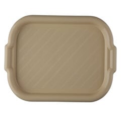 Suorakulmainen tarjotin 39x27x2,5cm beige hinta ja tiedot | Keittiövälineet | hobbyhall.fi