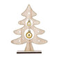 Puinen joulukuusen hahmo koristeineen 16,5x5x21,5 cm hinta ja tiedot | Joulukoristeet | hobbyhall.fi