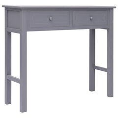 vidaXL Sivupöytä harmaa 90x30x77 cm puu hinta ja tiedot | Sohvapöydät | hobbyhall.fi