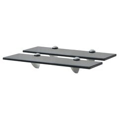 vidaXL Kelluvat hyllyt 2 kpl lasi 40x10 cm 8 mm hinta ja tiedot | Hyllyt | hobbyhall.fi