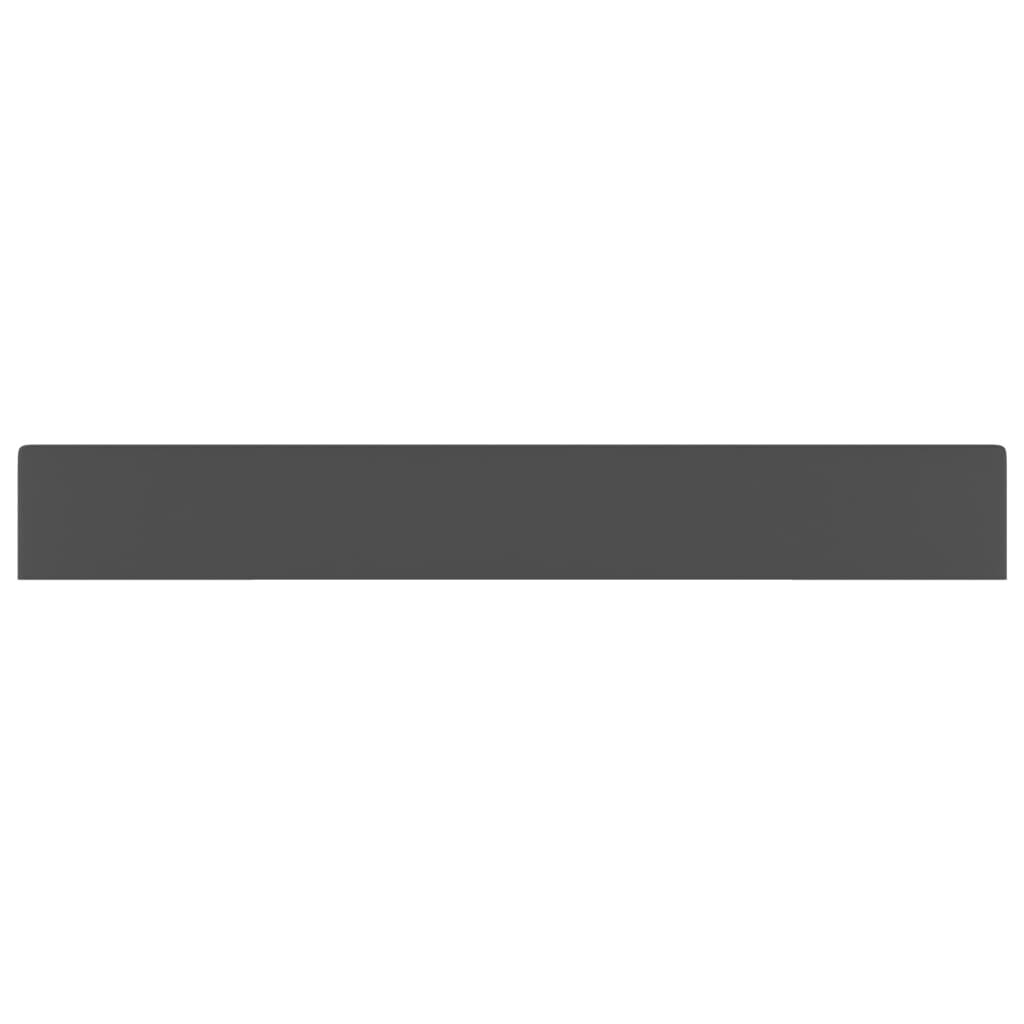 vidaXL Ylellinen pesuallas hanareiällä tummanharmaa 60x46 cm keraami hinta ja tiedot | Pesualtaat | hobbyhall.fi
