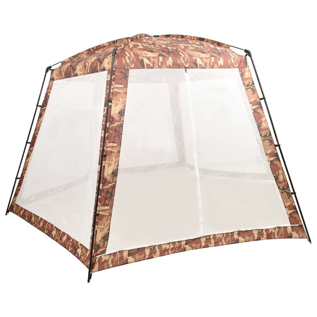 vidaXL Uima-altaan teltta kangas 500x433x250 cm maastokuvio hinta ja tiedot | Uima-allastarvikkeet | hobbyhall.fi