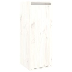 vidaXL Seinäkaappi valkoinen 30x30x80 cm täysi mänty hinta ja tiedot | Hyllyt | hobbyhall.fi