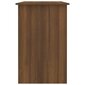 vidaXL Työpöytä ruskea tammi 100x50x76 cm tekninen puu hinta ja tiedot | Tietokonepöydät ja työpöydät | hobbyhall.fi