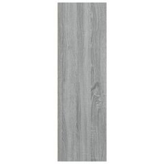 vidaXL Kirjahylly / Senkki harmaa Sonoma 66x30x98 cm tekninen puu hinta ja tiedot | Hyllyt | hobbyhall.fi