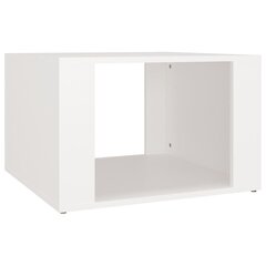 vidaXL Yöpöytä valkoinen 57x55x36 cm tekninen puu hinta ja tiedot | Yöpöydät | hobbyhall.fi