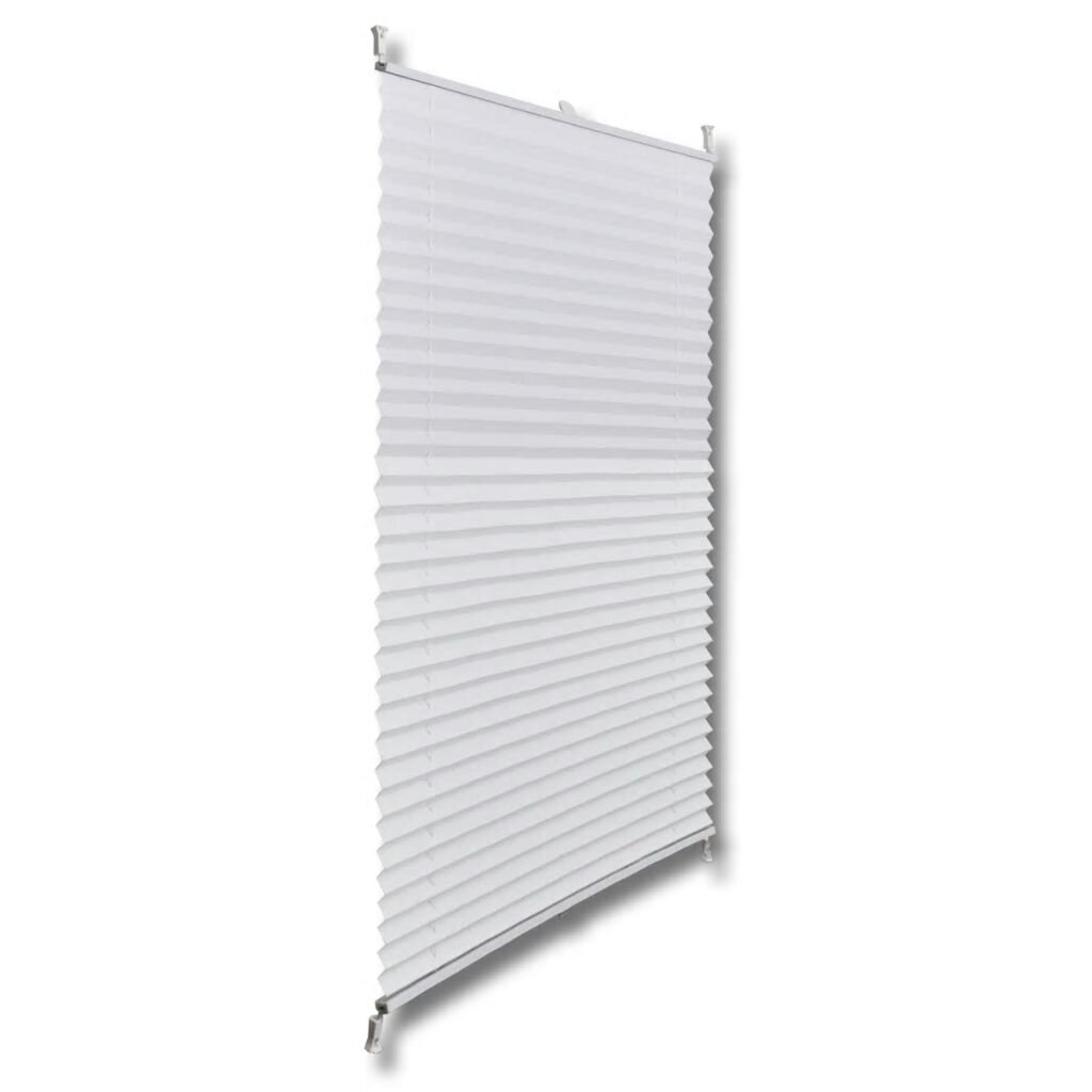 Plisse Kaihdin 50x100cm Valkoinen Laskosverhot hinta ja tiedot | Kaihtimet | hobbyhall.fi