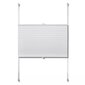 Plisse Kaihdin 50x100cm Valkoinen Laskosverhot hinta ja tiedot | Kaihtimet | hobbyhall.fi