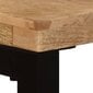 vidaXL Sivupöytä 120x35x76 cm täysi mangopuu ja teräs hinta ja tiedot | Sivupöydät | hobbyhall.fi