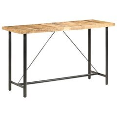 vidaXL Baaripöytä 180x70x107 cm karkea mangopuu hinta ja tiedot | Ruokapöydät | hobbyhall.fi