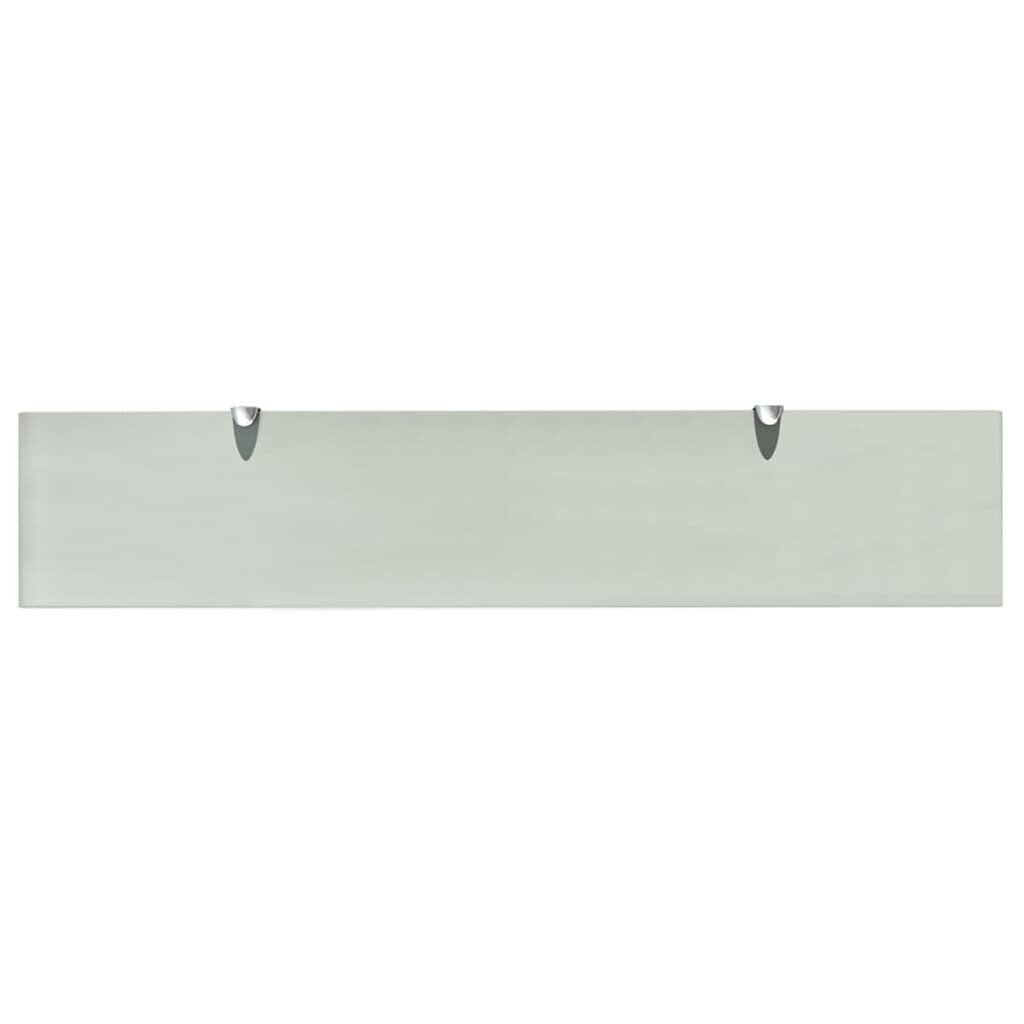 vidaXL Kelluvat hyllyt 2 kpl lasi 100x20 cm 8 mm hinta ja tiedot | Hyllyt | hobbyhall.fi