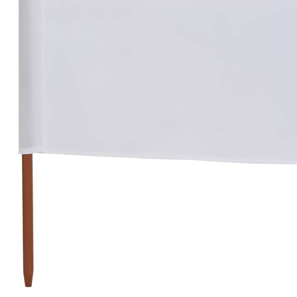 vidaXL Tuulensuojakangas 6 paneelilla 800 x 80 cm valkoinen hinta ja tiedot | Aurinkovarjot ja markiisit | hobbyhall.fi