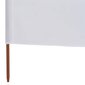 vidaXL Tuulensuojakangas 6 paneelilla 800 x 80 cm valkoinen hinta ja tiedot | Aurinkovarjot ja markiisit | hobbyhall.fi
