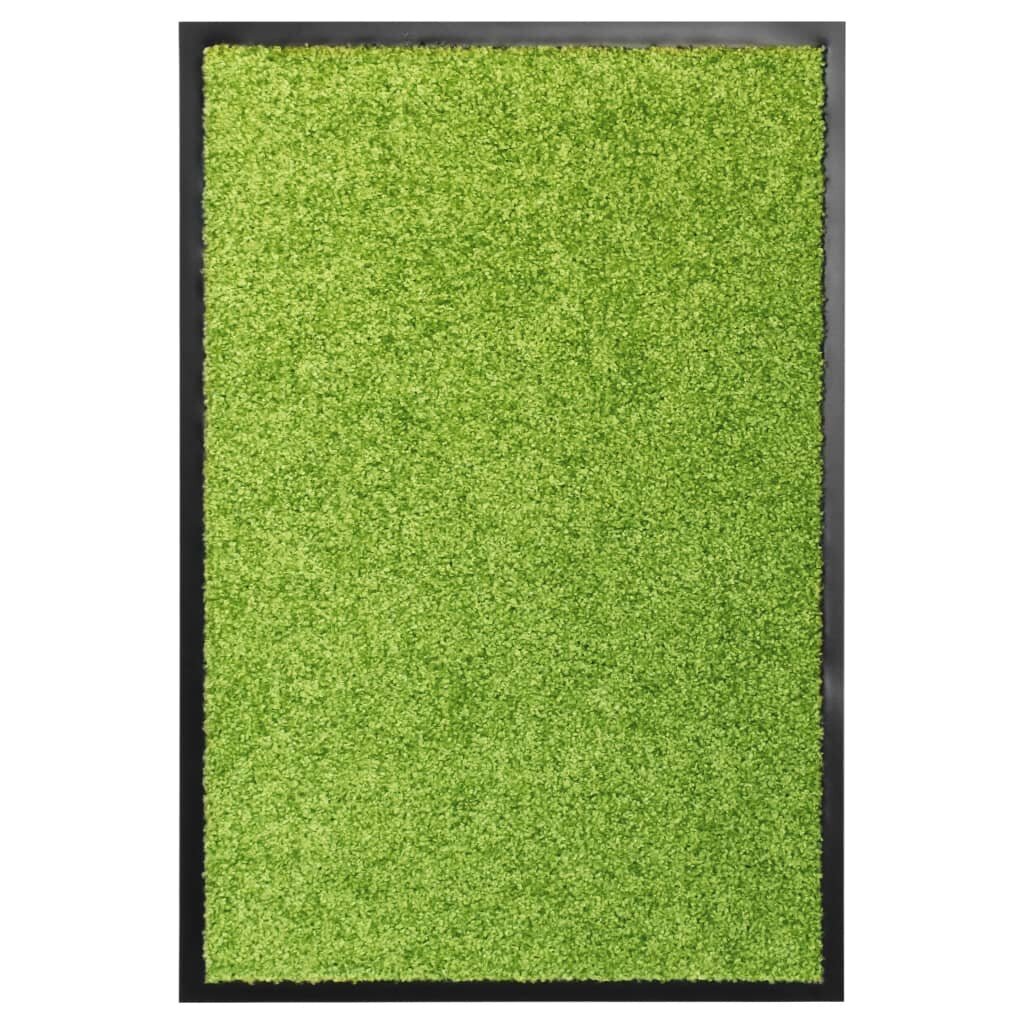 vidaXL Ovimatto pestävä vihreä 40x60 cm hinta ja tiedot | Ovimatot | hobbyhall.fi