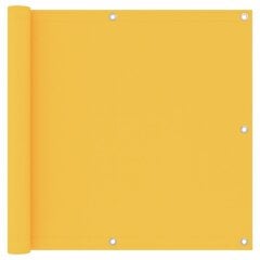 vidaXL Parvekkeen suoja keltainen 90x600 cm Oxford kangas hinta ja tiedot | Aurinkovarjot ja markiisit | hobbyhall.fi