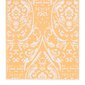 vidaXL Ulkomatto oranssi ja valkoinen 80x150 cm PP hinta ja tiedot | Isot matot | hobbyhall.fi