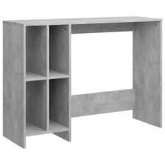 vidaXL Työpöytä betoninharmaa 102,5x35x75 cm lastulevy hinta ja tiedot | Tietokonepöydät ja työpöydät | hobbyhall.fi