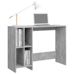 vidaXL Työpöytä betoninharmaa 102,5x35x75 cm lastulevy hinta ja tiedot | Tietokonepöydät ja työpöydät | hobbyhall.fi