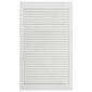 vidaXL Kaapin ovi säleikkömuotoilu valkoinen 99,3x49,4 cm täysi mänty hinta ja tiedot | Kaihtimet | hobbyhall.fi