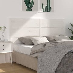 vidaXL Sängynpääty valkoinen 146x4x100 cm täysi mänty hinta ja tiedot | Sängyt | hobbyhall.fi