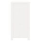 vidaXL Kirjahylly valkoinen 80x35x68 cm täysi mänty hinta ja tiedot | Kaapit | hobbyhall.fi