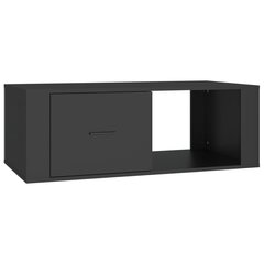 vidaXL Sohvapöytä musta 100x50,5x35 cm tekninen puu hinta ja tiedot | Sohvapöydät | hobbyhall.fi