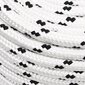 vidaXL Punottu veneköysi valkoinen 12 mm x 25 m polyesteri hinta ja tiedot | Lisävarusteet veneisiin ja kajakkeihin | hobbyhall.fi