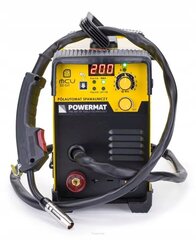 Puoliautomaattinen hitsauskone Powermat 20-200 A 230 V hinta ja tiedot | PowerMat Kodin remontointi | hobbyhall.fi