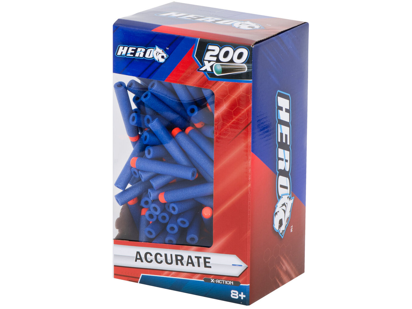 NERF 7,2 cm:n heittimen kanssa yhteensopivat puomit BOX 200 kpl. hinta ja tiedot | Poikien lelut | hobbyhall.fi