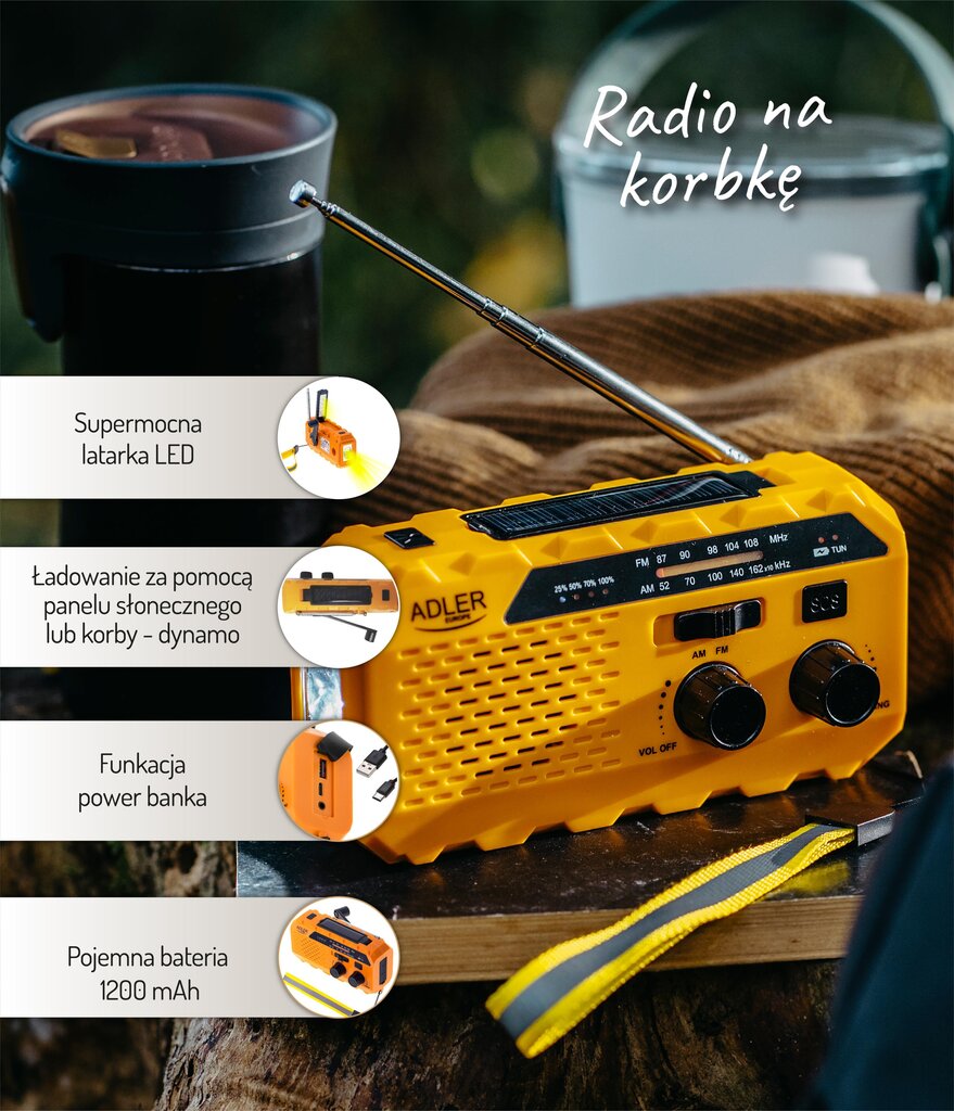 Kannettava aurinkoenergialla toimiva matkaradio hinta ja tiedot | Radiopuhelimet | hobbyhall.fi