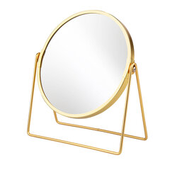 Seisova peili 18x8x20 cm kultainen hinta ja tiedot | Kosmetiikkalaukut ja peilit | hobbyhall.fi