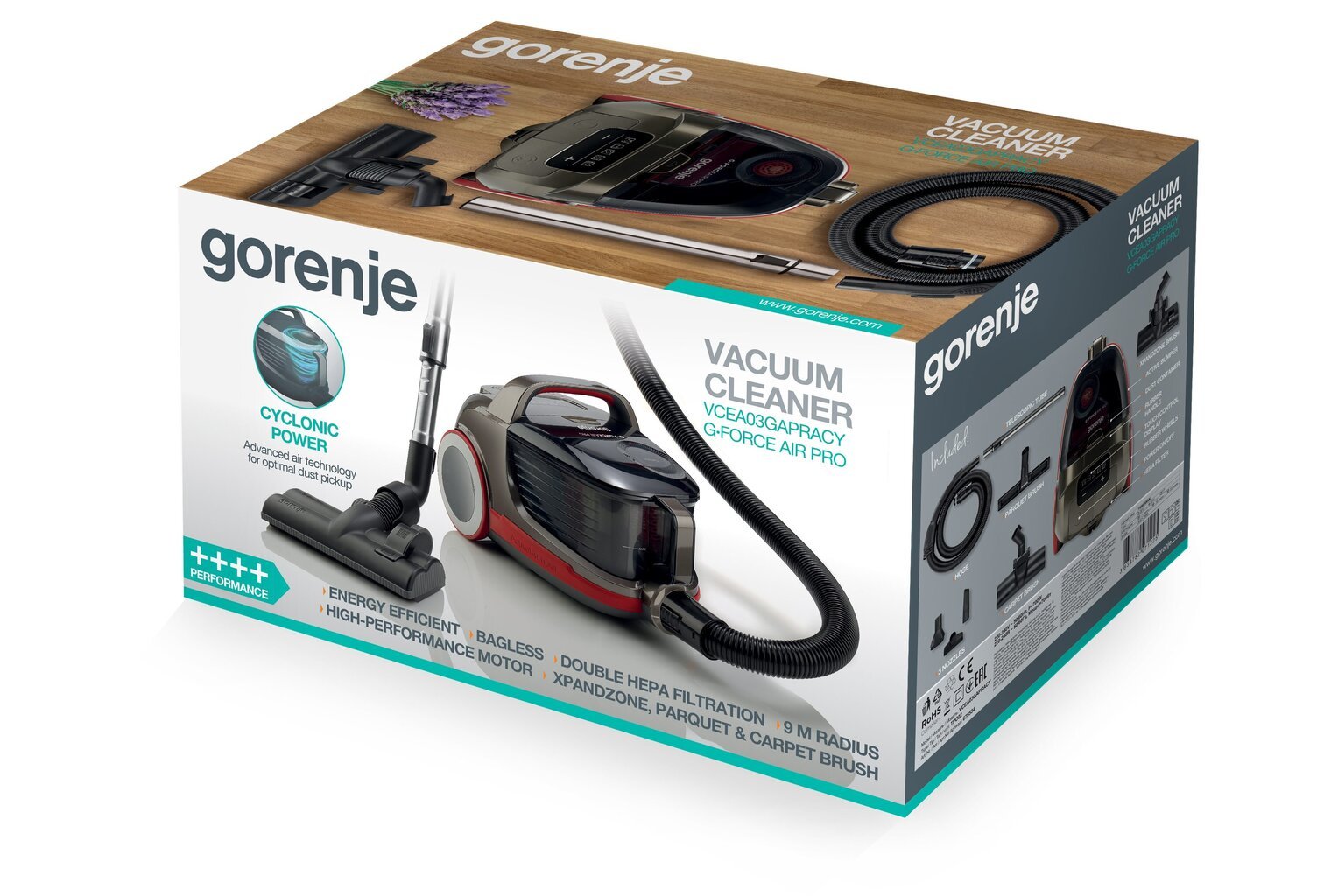 Gorenje VCEA03GAPRACY hinta ja tiedot | Pölynimurit | hobbyhall.fi