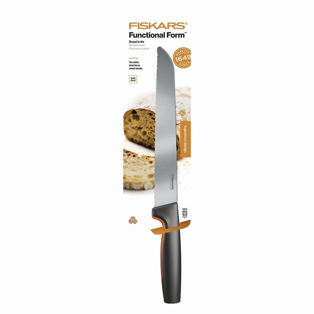 Fiskars leipäveitsi 21cm hinta ja tiedot | Veitset ja tarvikkeet | hobbyhall.fi