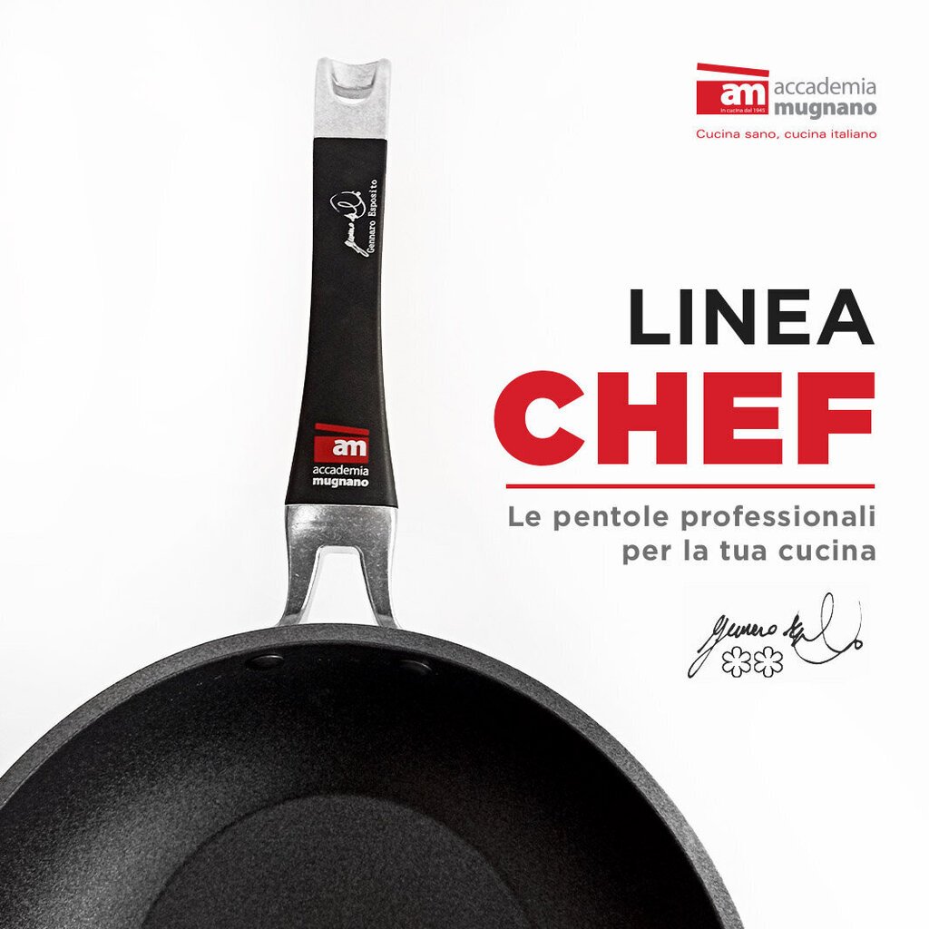 Wok pan Accademia Mugnano Chef, 28 cm, induktio hinta ja tiedot | Paistinpannut | hobbyhall.fi