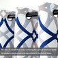 Pimennysverhot DriftAway, 2 kpl, 132x183cm, valkoinen/sininen hinta ja tiedot | Verhot | hobbyhall.fi