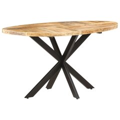 vidaXL Ruokapöytä 140x80x75 cm täysi mangopuu hinta ja tiedot | Ruokapöydät | hobbyhall.fi