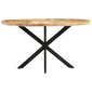 vidaXL Ruokapöytä 140x80x75 cm täysi mangopuu hinta ja tiedot | Ruokapöydät | hobbyhall.fi