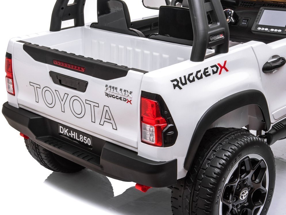 Toyota Hilux sähköauto, valkoinen hinta ja tiedot | Lasten sähköautot | hobbyhall.fi