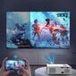 LED-projektori WiFi Android TV FULL HD 4K 24000lm 800 ansi Autofokus hinta ja tiedot | Projektorit | hobbyhall.fi