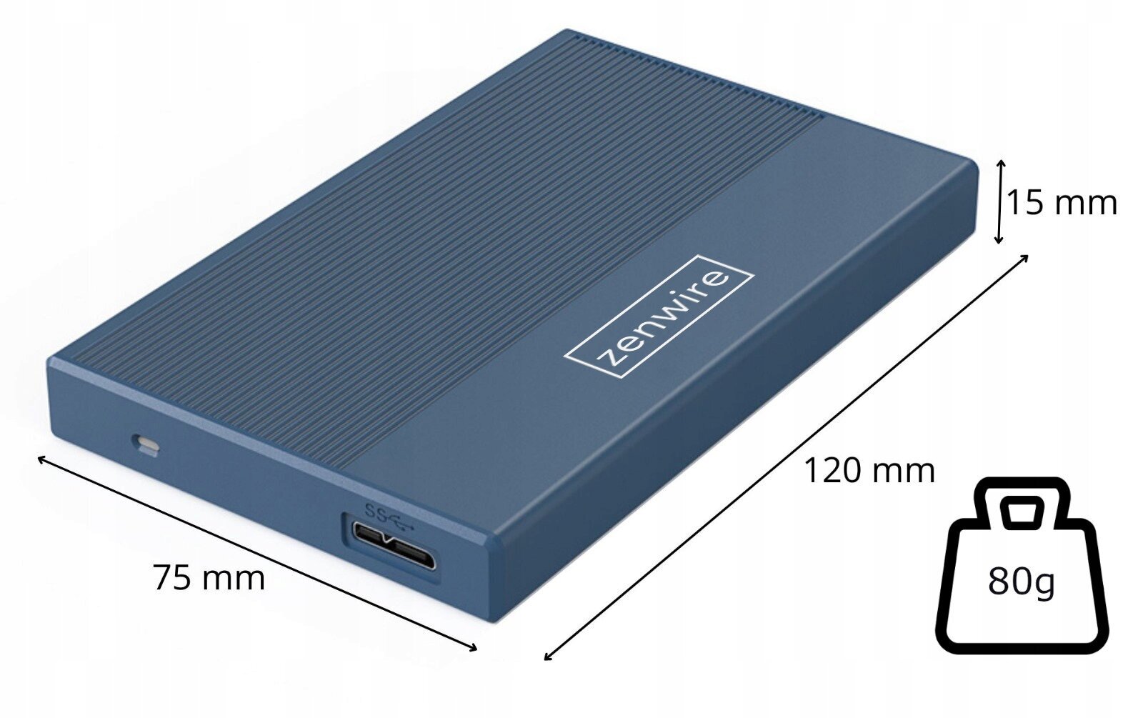 Asemakotelo 2,5" HDD SSD USB 3.0 Sata hinta ja tiedot | Ulkoiset kovalevyt | hobbyhall.fi