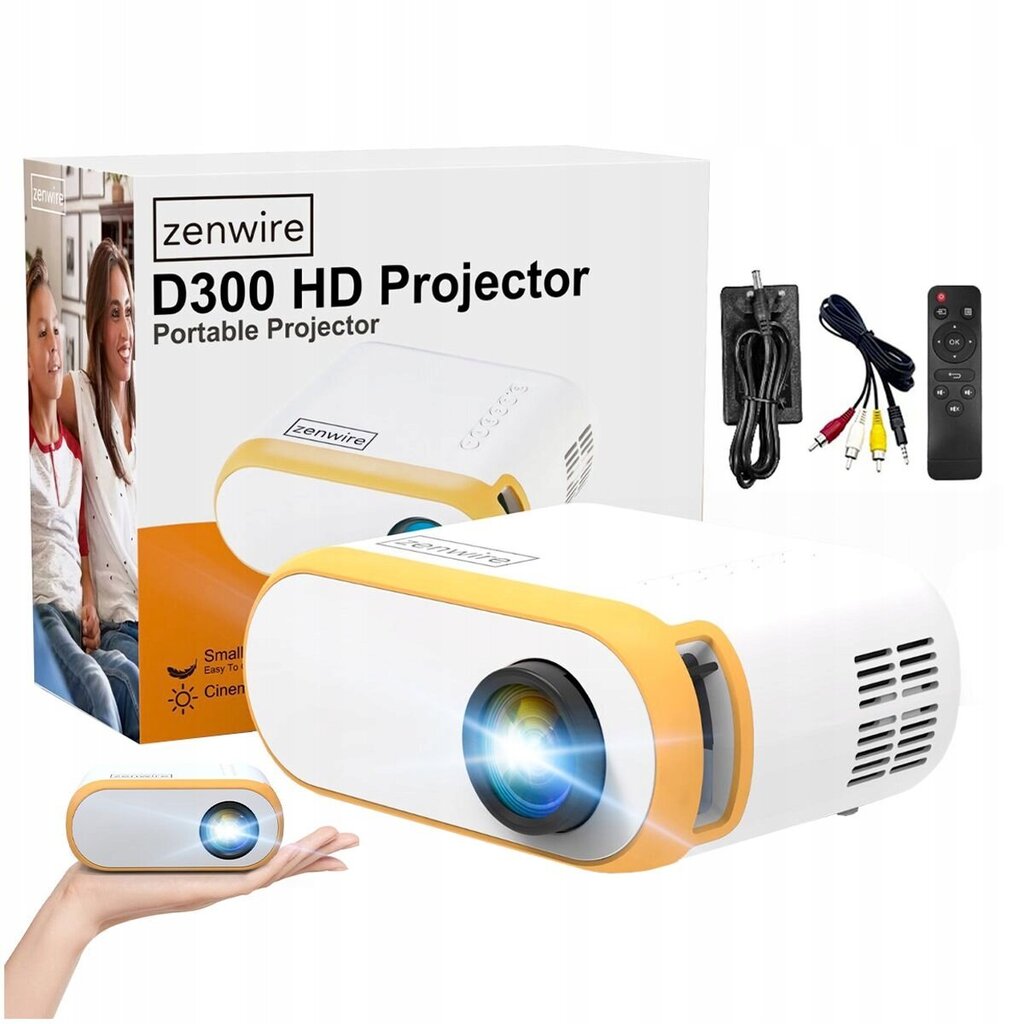 Miniprojektori LED Full HD Zenwire hinta ja tiedot | Projektorit | hobbyhall.fi